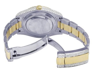 Oferta especial VVS Moissanite Diamond Black Dial Mecánico Automático Iced Out Reloj Hip Hop Lujo Hombres Moda De India Vendedor - Product Image 6