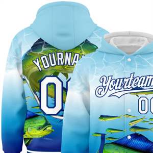 Sweat à capuche chauffant avec impression par sublimation personnalisée pour hommes en polyester 100%, un sweat à capuche et un sweat-shirt de baseball - Product Image 6