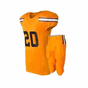 Conjuntos de Pantalones y Camisetas de Fútbol Americano Personalizados, Secado Rápido, 100% Poliéster, Uniformes con Transferencia Térmica, Parte Delantera Corta, Venta al Por Mayor para Equipos - Product Image 4