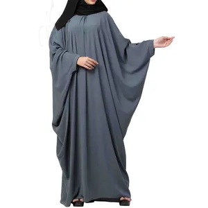 Atacado de qualidade premium personalizado, mais recente design de 2023 senhoras abaya muscular cor personalizada nova moda 2023 tradicional