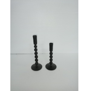 Metal Candle Holder Black Color Embodies Silent Sophistication Nordic Minimal Luxury Home Decoration Handmade Natural <b>Christmas</b> - Product Image 5