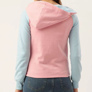 Sweat à capuche pour femme de qualité supérieure, en polaire, décontracté, streetwear, élégant, 100% coton, respirant, séchage rapide, devant - Product Image 5