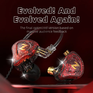 QKZ <span class=keywords><strong>NUNE</strong></span> หูฟังแบบมีสายควบคุม,หูฟัง Hifi เบสอินเอียร์หูฟังมีสาย - Product Image 3