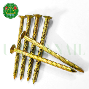 1-3/8 "x 0.81 clous en acier plaqué jaune tige de vis résistant à la corrosion Performance longue durée pour le travail du bois Top Choice Supplies - Product Image 5