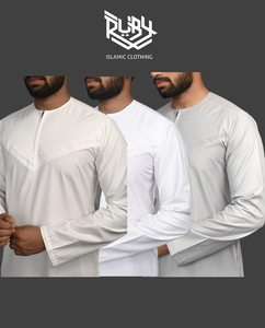 Sudadera con capucha XS étnica informal de Grado Superior Super calidad de exportación multicolor personalizado Jubba musulmán tradicional para niño - Product Image 3