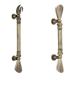 Nouvelle arrivée poignées de porte en laiton brossé brillant poli bonne qualité poignée de porte d'armoire en laiton Design moderne - Product Image 5