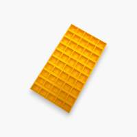 Nouvel ensemble de 4 boîtes à pièces en plastique jaunes (jusqu'à 500 pièces) Emballage inclus Livraison gratuite pour accessoires de machines de divertissement