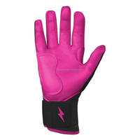 Gants de baseball Broce Bolt OEM en cuir pour l'interieur de terrain, haute adhérence, antidérapants, respirants, pour l'entraînement et les matchs sportifs