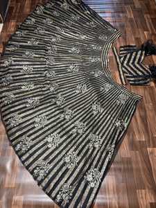 Hina Khan lehenga choli พิเศษสำหรับปาร์ตี้สวมใส่ที่สวยที่สุดรอการอนะกรุณาให้ lehenga เขียนใหม่ "lehenga ฤดูร้อน" - Product Image 3