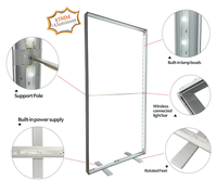 Boîte à lumière en PVC personnalisée professionnelle avec impression couleur intégrale, LED haute luminosité, durable, pour publicité et expositions