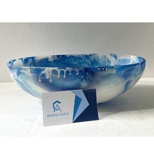 Produits durables en résine couleur ambre bols à salade en résine vaisselle maison et cuisine vaisselle tortue bol à fruits en résine plateau - Product Image 6