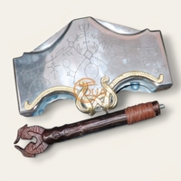 God of War Hammer Metal Craft Marteau unique et emblématique Ragnarok Design pour les fans