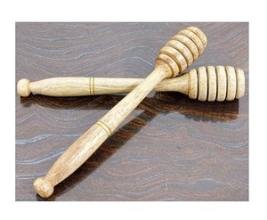 Ensemble de cuillères à miel en bois écologiques Faizacraft, ustensiles élégants avec couvercle, lavage à la main uniquement, pour savourer votre miel - Product Image 4