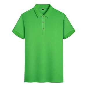 เสื้อโปโลผู้ชายผ้าไหมน้ำแข็งดีไซน์ใหม่ปี 2025 ขอบเย็บแบบพิเศษ รับสกรีนโลโก้ เสื้อโปโลสไตล์สตรีทแวร์สำหรับฤดูร้อน ขายส่ง เสื้อโปโลยูนิเซ็กซ์ - Product Image 1