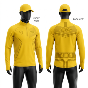 Veste d'entraînement de football en polyester premium 280 GSM, vert olive avec panneau blanc, impression par sublimation personnalisée - Product Image 4