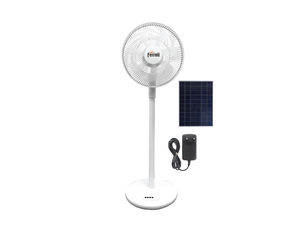 Ventilador de pie con enchufe de la UE blanco con energía solar de 30W/200V, tipo de refrigeración por aire, dos años de garantía, eléctrico originario de Vietnam - Product Image 6