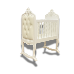 BED COT CARVED MAHOGANY <b>NURSERY</b> FURNITURE HANDMADE FROM INDONESIA - Product Image 1