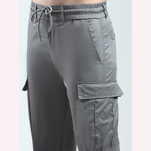Pantalon Cargo pour Homme Droit Courbé Rayé Décontracté Extérieur Streetwear Multi Poche Élégant Pantalon Confortable Pantalon pour Homme Lavé - Product Image 5