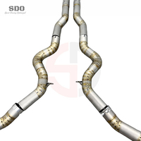 Échappement et silencieux de performance en titane SDO Racing pour BMW M5 M6 F06 F10 F12 F13 4.4TT 2011-2016 avec valve à vide Valvetronic