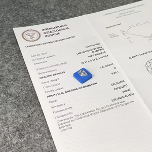 Diamants de laboratoire en forme de poire 0,48 CT 0,65 CT, qualité DEF VS2, HPHT, diamants en vrac pour la fabrication de bijoux au meilleur prix chez D'vins jewels - Product Image 5