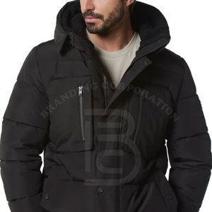 Custom Oversized Hombres Stand Collar Bubble Jacket High Street Style Premium Quality Winter Season Logo Mejor Precio Venta Pakistán - Product Image 6