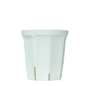 Plastic Plant Pot Flower Bucket Flower Pot Carbon Mirror White/Red Customize Home Planting Decoration