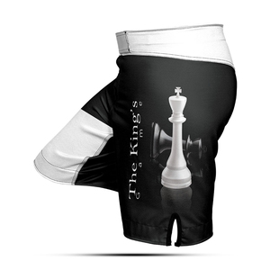 Short MMA en spandex en polyester bicolore personnalisé en vente chaude avec short BJJ MMA de coupe extensible à impression multigraphique aux meilleurs prix - Product Image 3