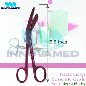 Tijeras para Vendajes Quirúrgicos de Acero Inoxidable, Servicio OEM al Mejor Precio, Manual, Autoclavable, Resistente al Óxido, Alta Calidad - Product Image 4