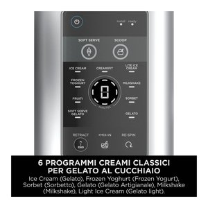 Máquina de Helados Creami Eléctrica de 800W, 13 en 1, Plateada, 0997869, para Uso en Casa, Exteriores, Hoteles y Automóviles, con Función Automática de Cuchar y Espiral - Product Image 2