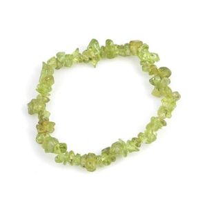 Bohemian Style Genuine Stone Peridot Bracelet Rhodium Plated <b>Gold</b> Diamond Pearl Zircon Classic Religious for Weddings Parties - Product Image 1