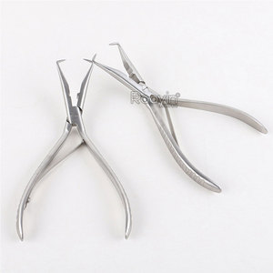 Professional Linkies Stainless Steel Micro Ring Opener <b>Tool</b> for Hair Extension Removal Special Notches and <b>Back</b> Shape - Product Image 2
