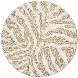 Exclusive <b>Beaded</b> <b>Placemats</b> For Stylish Table Setting Soft Fabric Seed Beads Embroidery Dining <b>Placemats</b> - Product Image 5