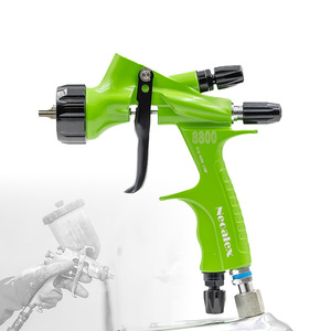 Pistolet de pulvérisation HVLP vert 1,3 mm pour la retouche de carrosserie automobile - Product Image 1