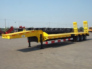 Semirremolque de Plataforma Baja de 60 Toneladas con Suspensión Cantilever, Dos Líneas, Cuatro Ejes - Product Image 4