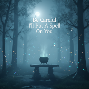Camiseta de Manga Larga con Estampado 'Be Careful I'll Put a Spell on You', Camiseta Promocional Premium - Product Image 3