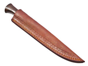 Cuchillo de Chef de cocina de acero de Damasco hecho a mano de alta calidad 2025, cuchillo para carne, cuchillo para cortar verduras con Funda de cuero - Product Image 4