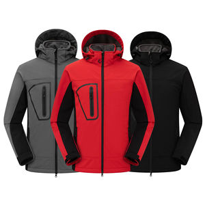 2026 Hot Selling Custom Logo Breathable <b>Men</b> Rain Outdoor Delivery Jacket Tactical Sports Hiking <b>Fleece</b> <b>Work</b> Softshell Jacket - Product Image 1