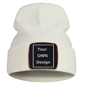 Gorros de lana lisos en todos los colores, precio al por mayor, ropa de invierno, gorros suaves y cálidos para niños y adultos - Product Image 5