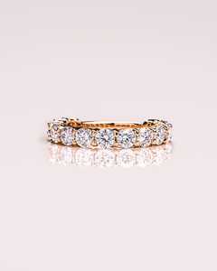 Bague de mariage en or 14 carats fabriquée à la main en Inde pour les fiançailles ou un usage quotidien disponible à un prix abordable - Product Image 1