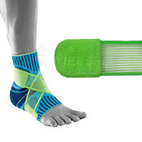 Manchons de cheville d'entraînement unisexes de haute qualité, logo et couleur personnalisables, en néoprène/nylon, durables, ajustables, protection de base OEM