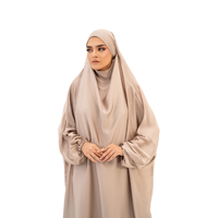 2024 modeste femmes robe islamique vêtements confortable Jilbab Abaya 3 pièces ensemble musulman respirant Hijab Abaya ensemble grande taille adultes