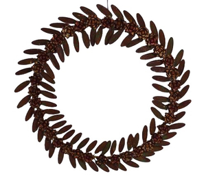 METAL ZINK DESIGNER <b>FLOWER</b> BUNCH WREATH CHRISTMAS HANGING DECORATION for PARTY and FESTIVAL DECORATION USE - Product Image 3