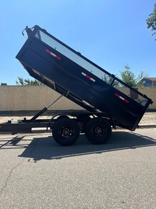 Fairly Used Premium Quality Steel Hydraulic Rear Tipper Semi Trailer Custom Color Size 14' 15-20T Payload Weberlane Dump Trailer - Product Image 4