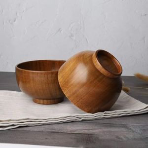 Acacia Wood Salad <b>Bowls</b> Set <b>Large</b> Wooden <b>Serving</b> <b>Bowl</b> for Fruits Kitchen <b>Bowls</b> with Fork and Spoon From Falak World Export - Product Image 4