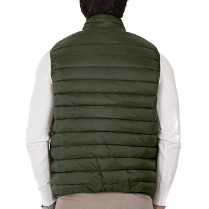 Veste matelassée en toile personnalisée, doudoune épaisse, vêtements d'extérieur d'hiver, veste matelassée décontractée pour homme, fabriquée au Pakistan - Product Image 2