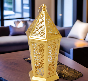 Hot Selling Designer Gold Antique Moroccan Hanging <b>Candle</b> <b>Lantern</b> Home Decoration & Wedding Party Decorative <b>Candle</b> <b>Lantern</b> - Product Image 4