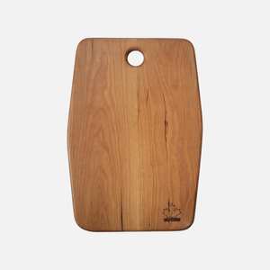 Tabla de cortar de madera hecha a mano, borde de corteza Natural, estilo rústico de granja, juego de tabla de queso de bambú, herramientas de queso de acero inoxidable - Product Image 6