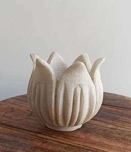 Portavelas de Mármol Blanco de Diseño, Hecho a Mano, de la Mejor Calidad, para Bodas y Decoración con Velas - Product Image 3