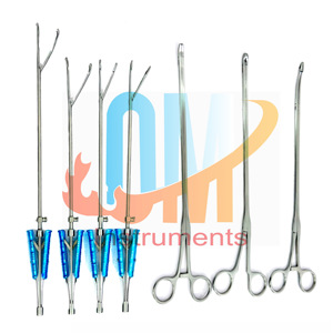 Instruments de chirurgie cardiaque minimalement invasifs Pinces à tissus de thoracotomie 7PCs Set Instruments de chirurgie cardiaque valvulaire réutilisables - Product Image 6