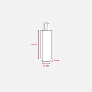 Borsa Portabottiglie Personalizzata in Juta e Cotone, Shopper Promozionale per Gadget - Product Image 2